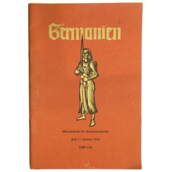 Magazine mensuel imprimé par Ahnenerbe - « Germanie ». Espenlaub militaria